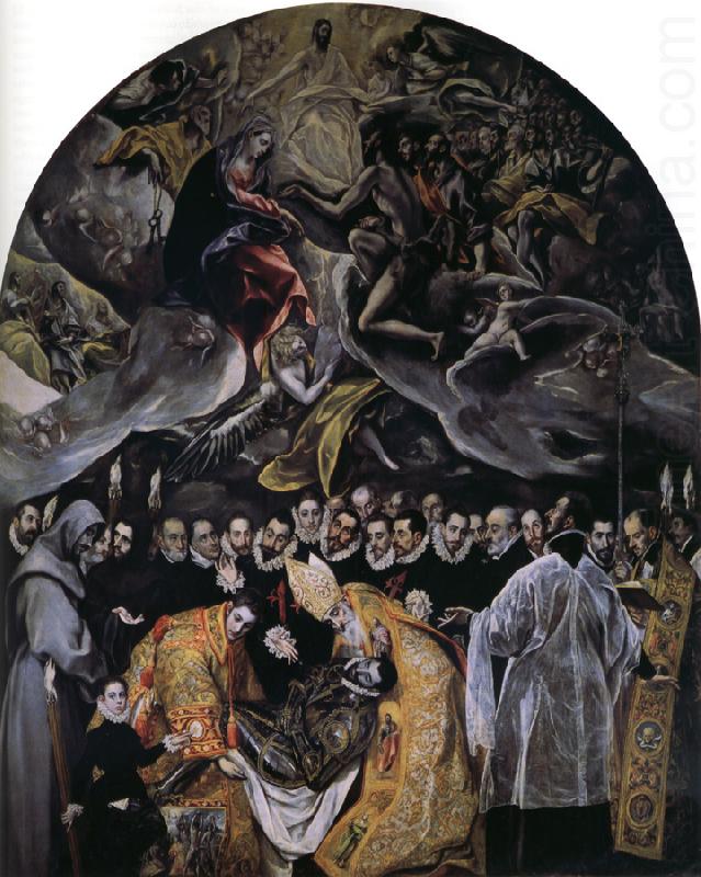 El Greco Burial of the Cout of Orgaz china oil painting image